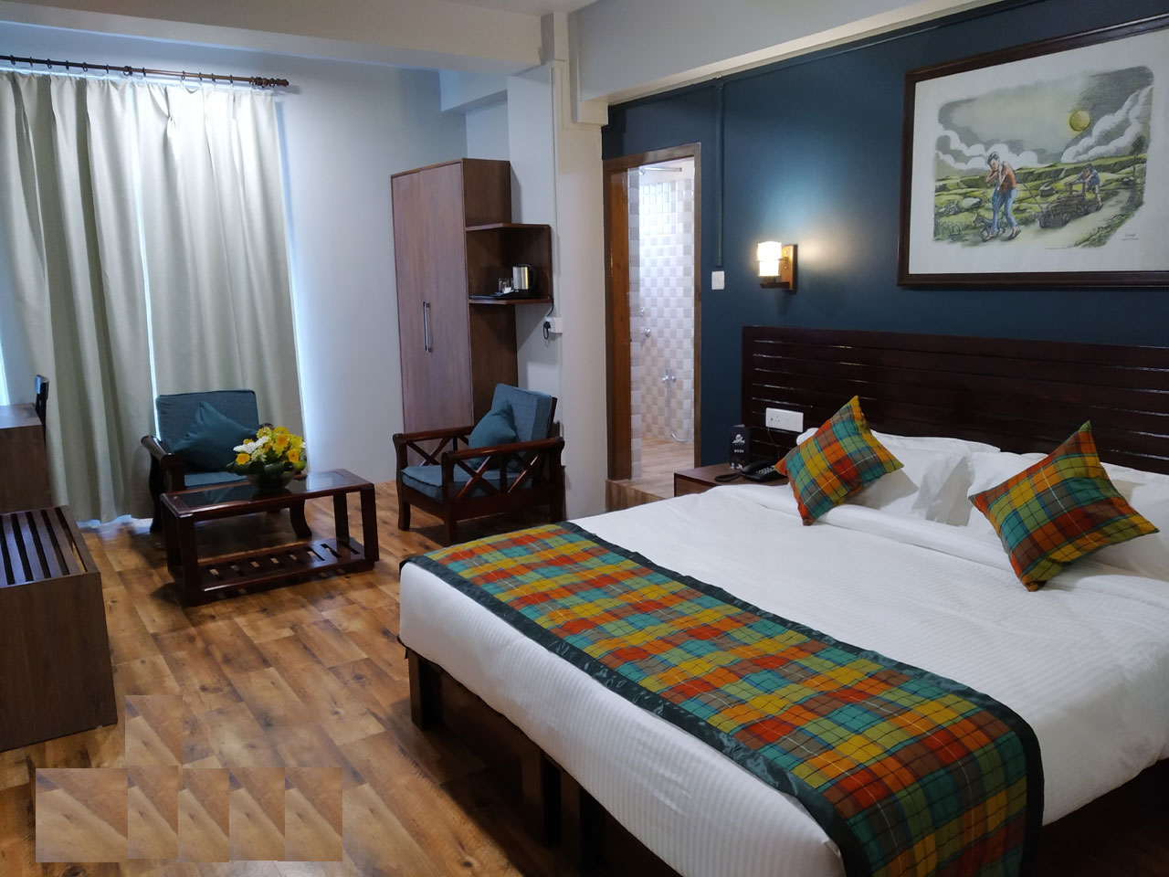 Deluxe room at The Golf Retreat in Shillong